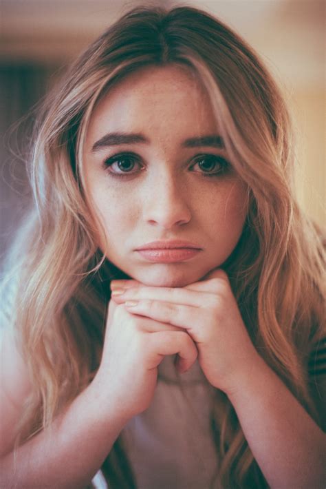 Sabrina Carpenter Women Blonde Long Hair Sadness Portrait Display Face