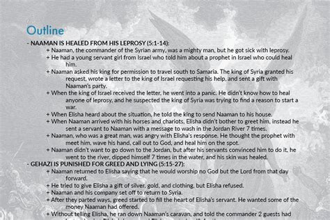 2 Kings 5 Summary - 5 Minute Bible Study — 2BeLikeChrist