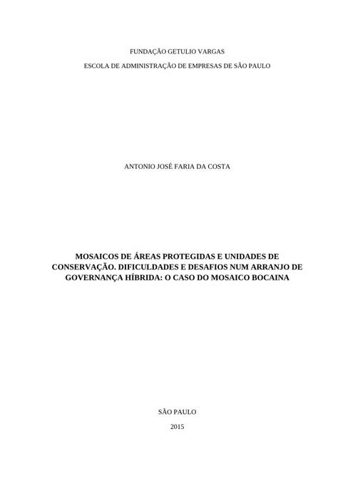 Pdf Mosaicos De Reas Protegidas E Unidades De Dokumen Tips