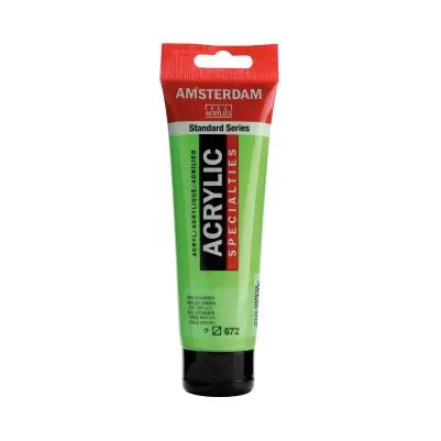 Reflex Green Amsterdam Acrylic Paint 120ml Hillcrest Art Supplies