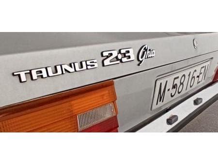 Ford Taunus Ford Taunus Ghia Cc V Used The Parking