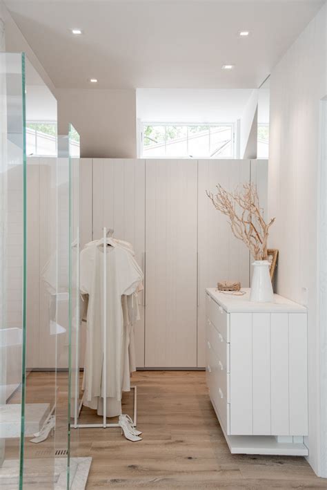 This Bathroom And Walk In Closet Combination Are Fully Open To The Room