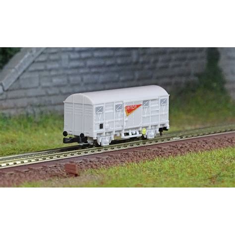 Wagon couvert G4 SNCF Gris SERNAM Azar W02 SNG échelle Z