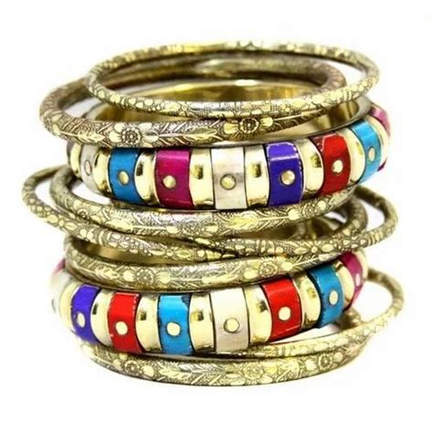 Resin Brass Bangles Set At Rs Piece Houz Katora Sambhal Id