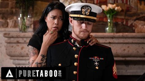 PURE TABOO Lonely Widow Dana Vespoli Wants Stepson To Wear Gone Husband Military Uniform Fuck