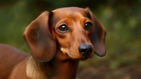 Fondo Lindo Perro Salchicha Con Ojos Marrones Fondo Imagen De Un Perro