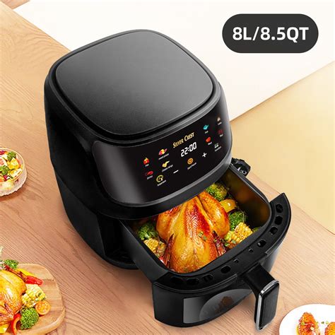 8.5 Quart Hot Air Fryer Oven-Black – mulisoft