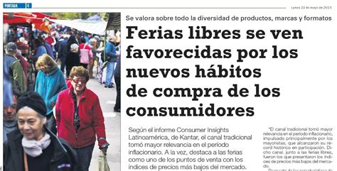 Estudio posicionó a ferias libres como opción preferida por