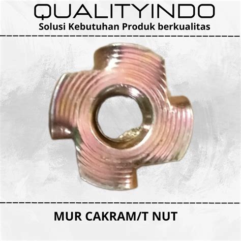 Jual T Nut M Tee Nut Mur Cakram Mur Cakar Shopee Indonesia