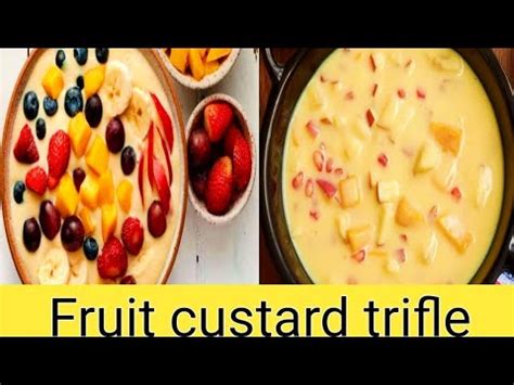 Fruit Custard Recipe Fruit Custard Banane Ka Tarika Fruit Custard