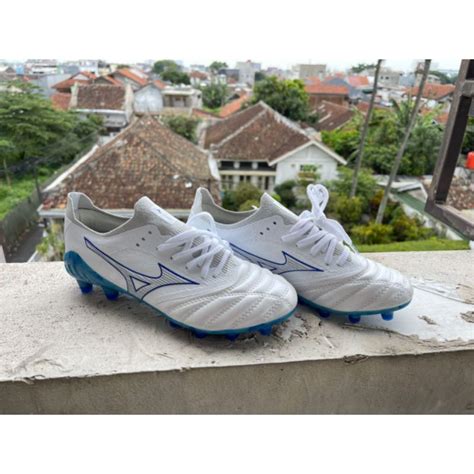 Jual Sepatu Bola Mizuno Morelia Neo Beta Leather White Reflex Blue