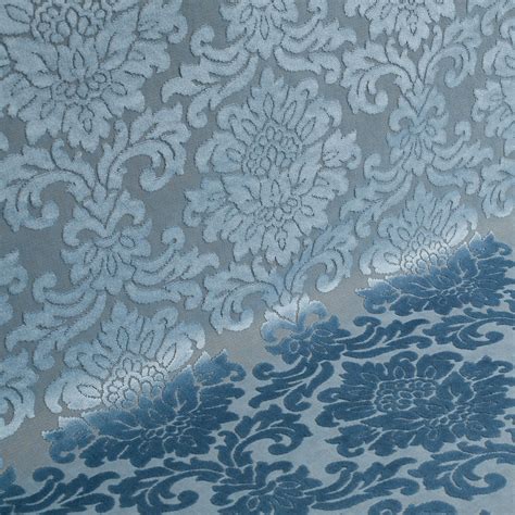 Designed By Equipo Drt Duncan Is A Velvet Jacquard Fabric With Damask