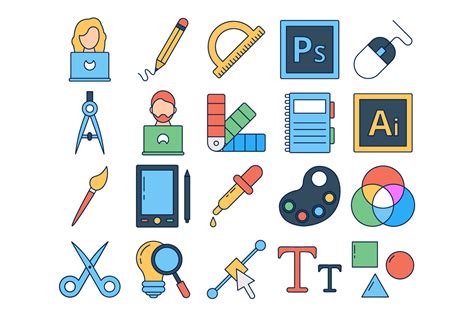 Designers Vector Free Icon Set Behance