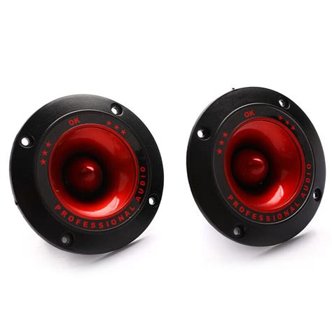 2pcs Piezoelectric Tweeter 3 Audio Speaker Treble Ceramic Piezo