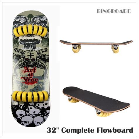 New Skateboard Flowboard Maple Deck Pro Complete Skate Flow Board 32 X