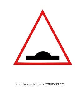 Warning Bumps Road Sign Vector Stock Vector (Royalty Free) 2289503771 ...