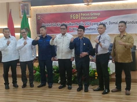 Wujudkan Pemilu Aman Damai Dan Kondusif Di Sumsel Fgd Dan Parpol