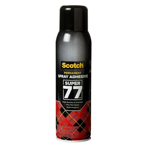 3m Scotch Super 77 Permanent Multi Purpose Spray Adhesive 135 Oz