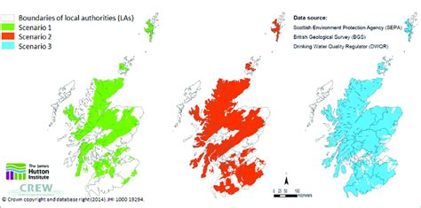 Alternative risk area scenarios for risk of exposure to radon in ...