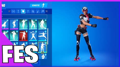 Fortnite Derby Dynamo Skin With All My Fortnite Dances Emotes YouTube