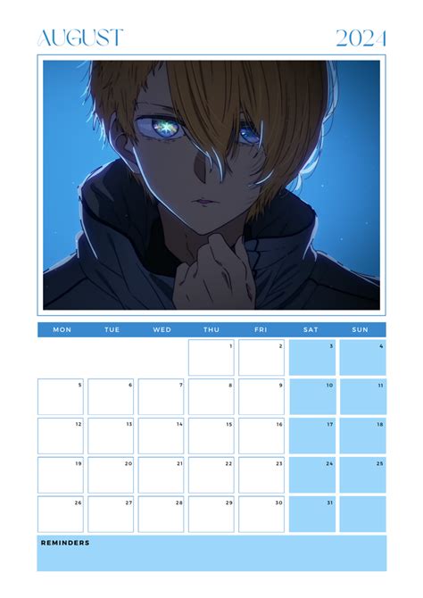 Anime Calendar 2024 Pdf Berty Chandra