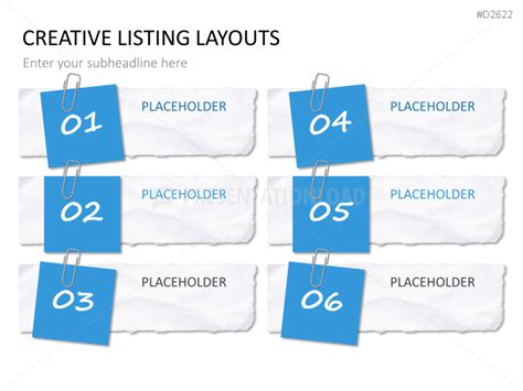 Creative Listing Layouts For Powerpoint