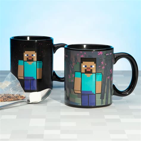 Minecraft Steve Et Alex Mug Effet Thermique Elbenwald