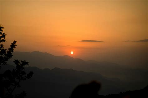 sunset  mountains      sunset