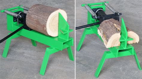 How To Make Hydraulic Log Splitter Hydraulic Log Splitter Build DIY