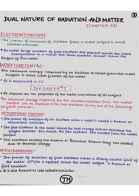 Solution Dual Nature Of Radiation And Matter Physics Class Studypool