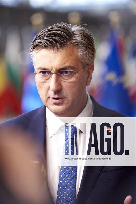 Croatia Prime Minister Andrej Plenkovic Arrives For The Second Day Of