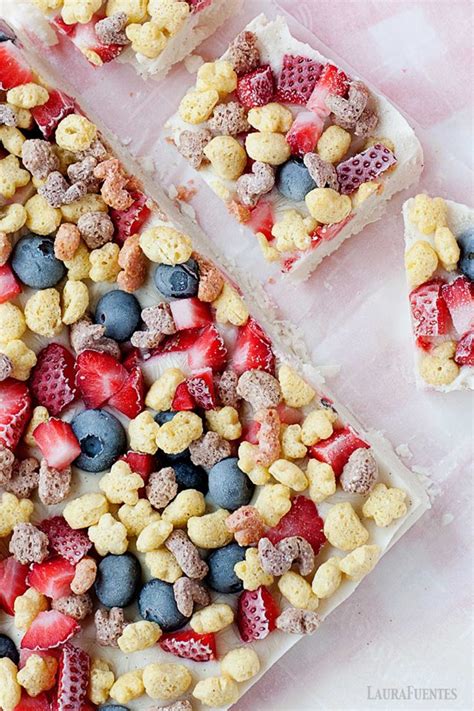 Easy Frozen Yogurt Bark With Fruit Laura Fuentes