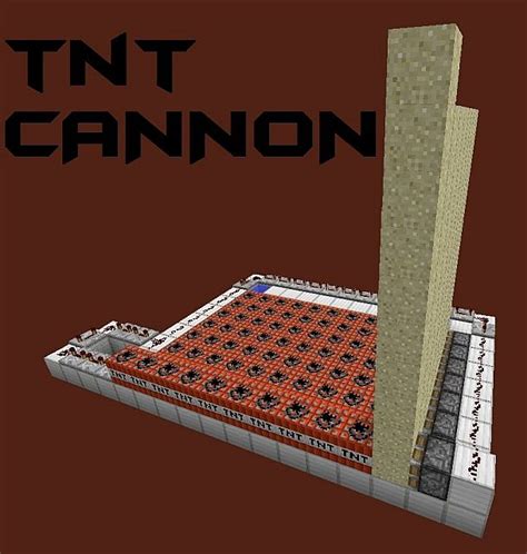 Tnt Cannon Rechargeable Automatically Minecraft Map