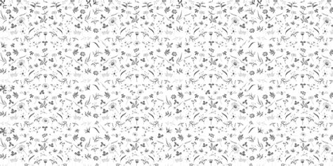 Pattern Floral White Wallpaper - Happywall