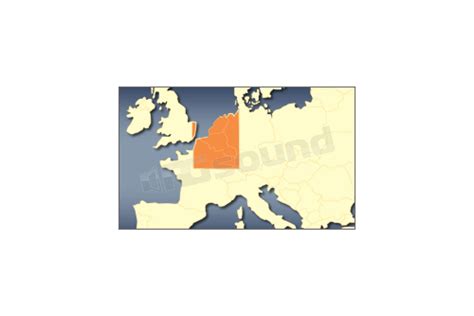 AV Map Mappa Belgio Lussemburgo Olanda per Geosat 6, Geosat 5, Geosat