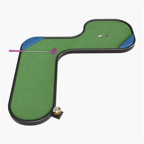 Miniature Golf Course 09 3d Model Download Sports Equipment On