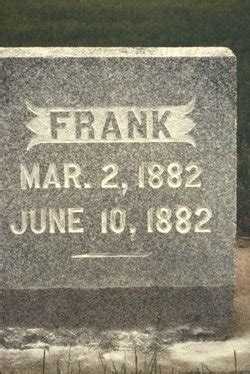 Frank Cook 1882 1882 Mémorial Find a Grave