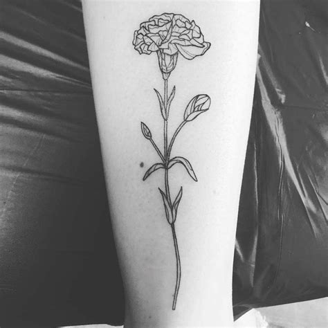 Top 33 Best Carnation Tattoo Ideas 2021 Inspiration Guide