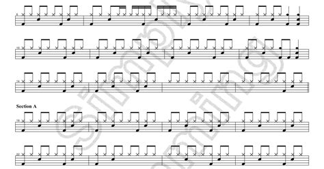 鼓手森 - Simply Drumming: Gorillaz - Feel Good Inc. drum sheet