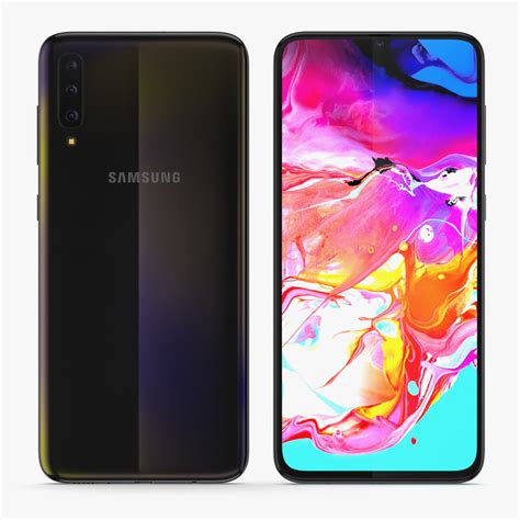 3d Samsung Galaxy A70 Model Turbosquid 1416089