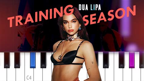 Dua Lipa Training Season Piano Tutorial Chords Chordify