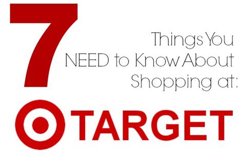 Seven Target Shopping Tips You May Not Know But You Need To