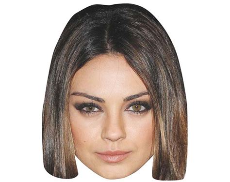 Cardboard Celebrity Masks Of Mila Kunis Lifesize Celebrity Cutouts