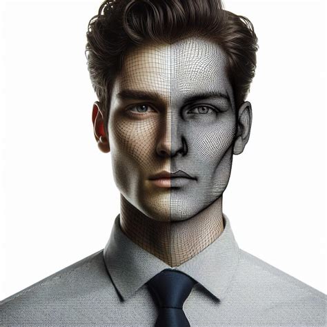 Premium Vector Portrait Of Young Dressman Guy Model Face Male Vector