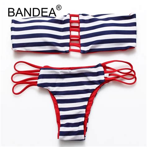 Bandea Swimwear Women 2017 Summer Hot Newest Sexy Print Low Waist