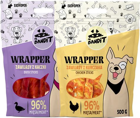 MR BANDIT Wrapper Chicken Sticks Zawijasy Z Kurczaka 500g BPK 01 4850