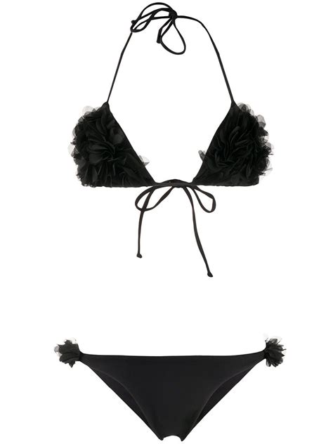 LA REVECHE Shayna Bikini Set Black Editorialist