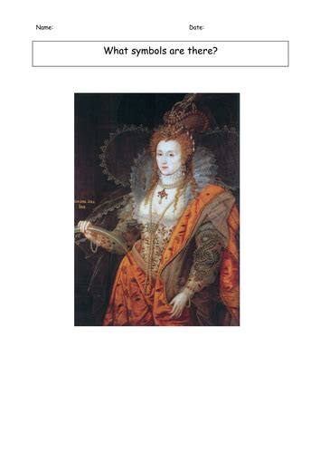 Tudor Portraits 2: Elizabeth I | Teaching Resources