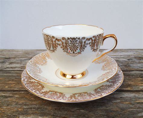 Bone China Tea Set Trio Teacup Saucer Old Royal Bone China Etsy Uk