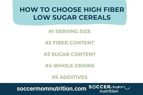 High Fiber Low Sugar Cereal Ultimate Guide to Fuel Your Mornings ...